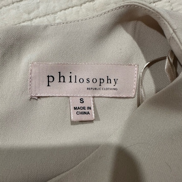 Philosophy Republic Clothing Women’s Tank Tops Small Sleeveless Double Layered - Picture 7 of 8